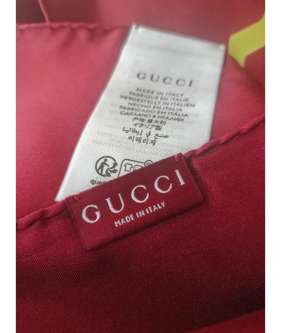 GUCCI Шелковый платок, фото 3