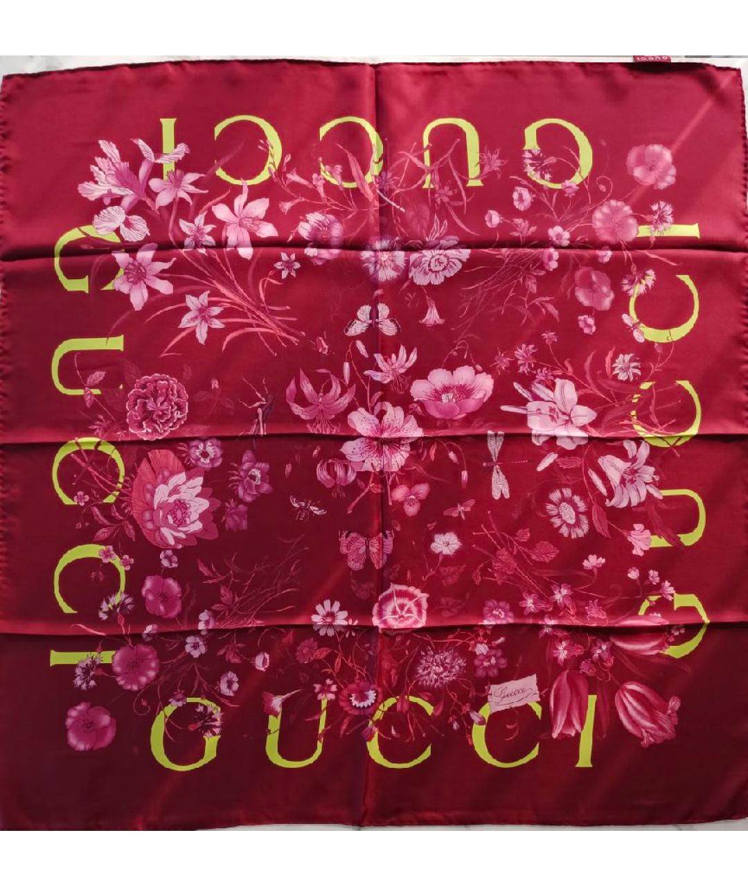 GUCCI Шелковый платок, фото 10