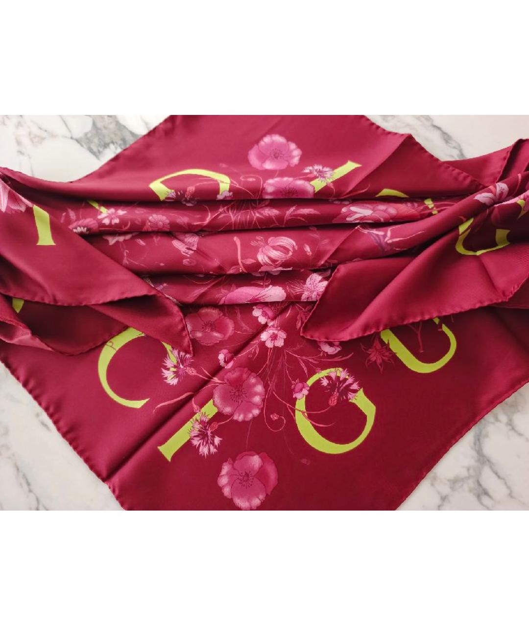 GUCCI Шелковый платок, фото 5