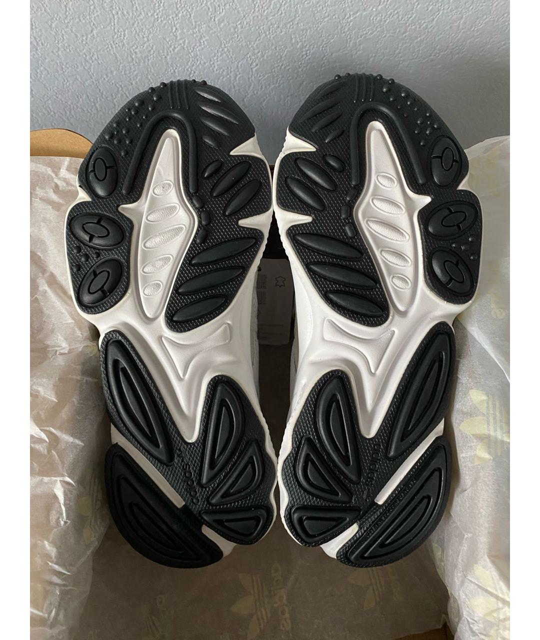 ADIDAS Белые текстильные кроссовки, фото 6