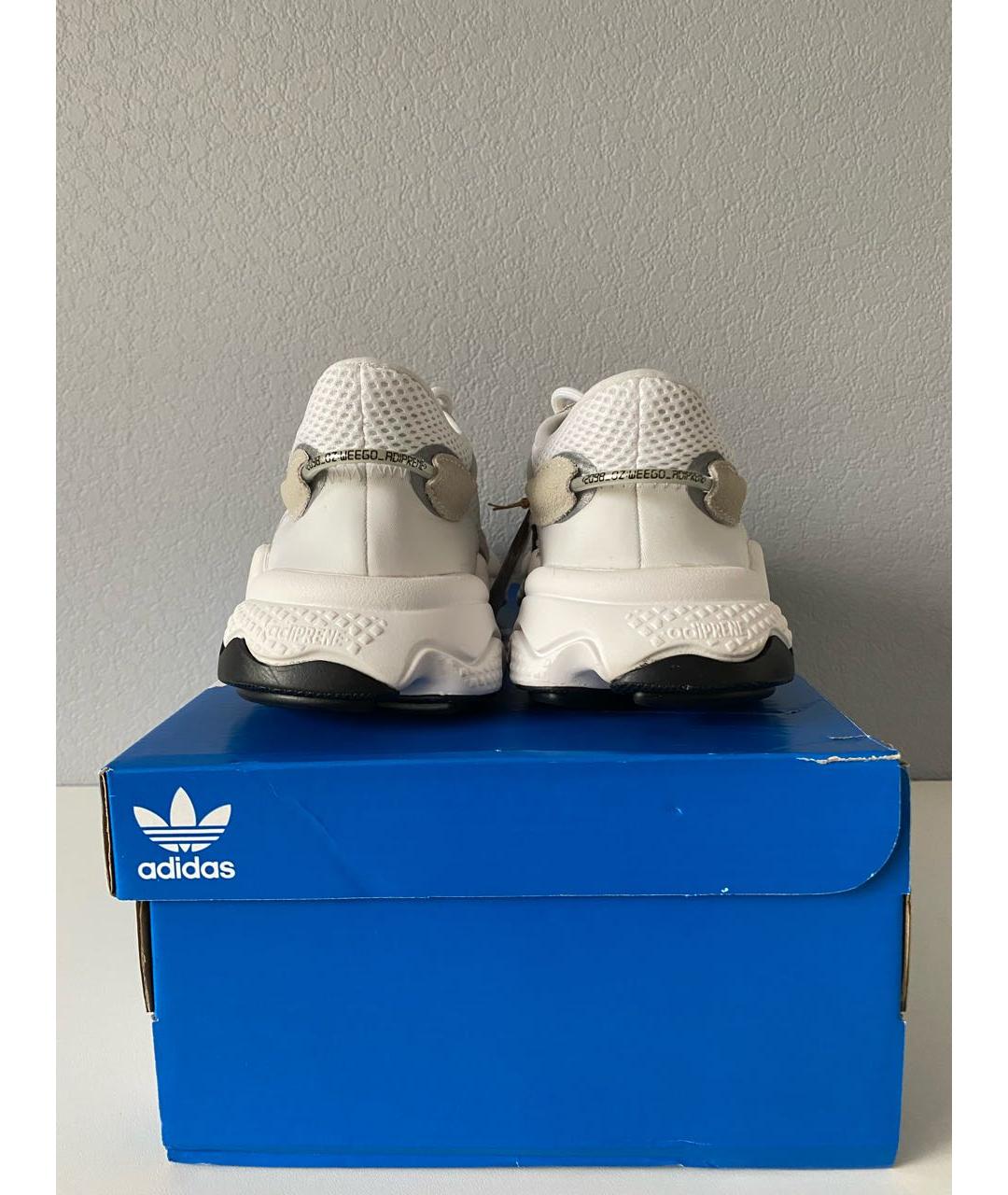 ADIDAS Белые текстильные кроссовки, фото 5