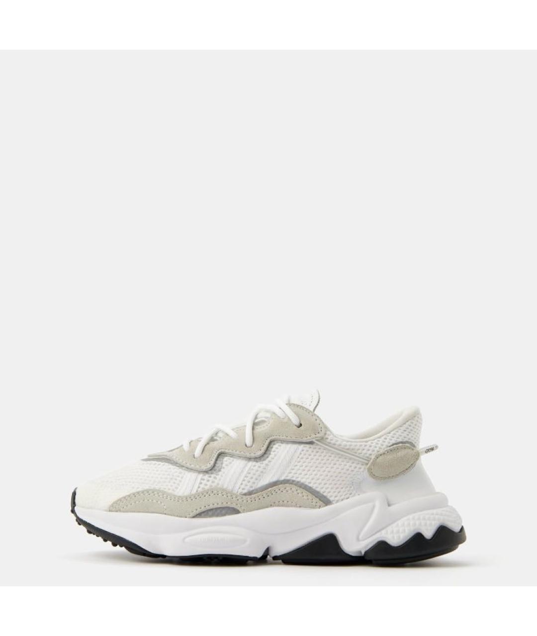 ADIDAS Белые текстильные кроссовки, фото 2