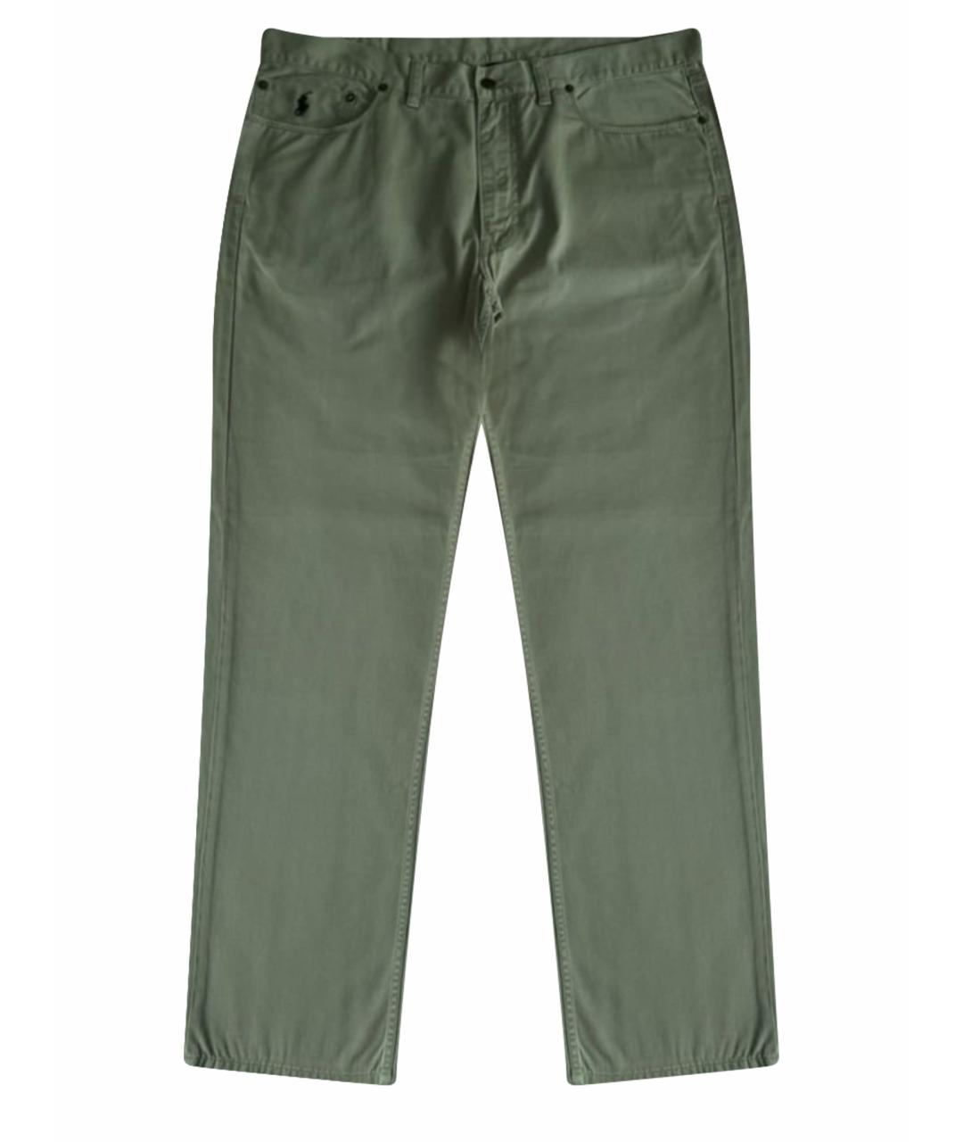 POLO RALPH LAUREN Бежевые хлопковые прямые джинсы, фото 1