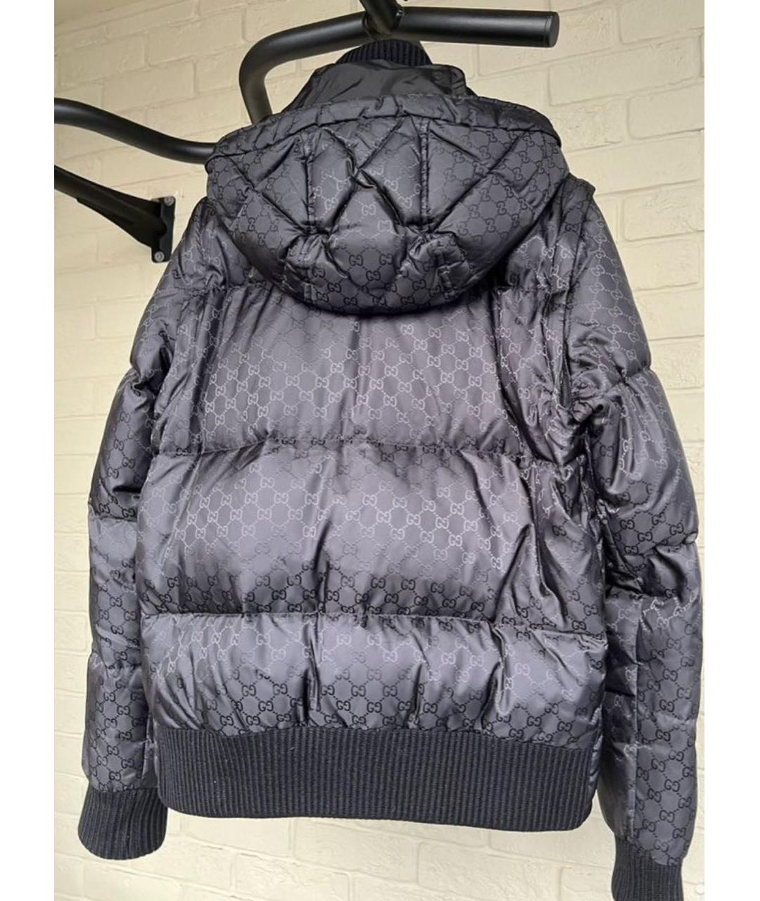 GUCCI Черный пуховик, фото 2