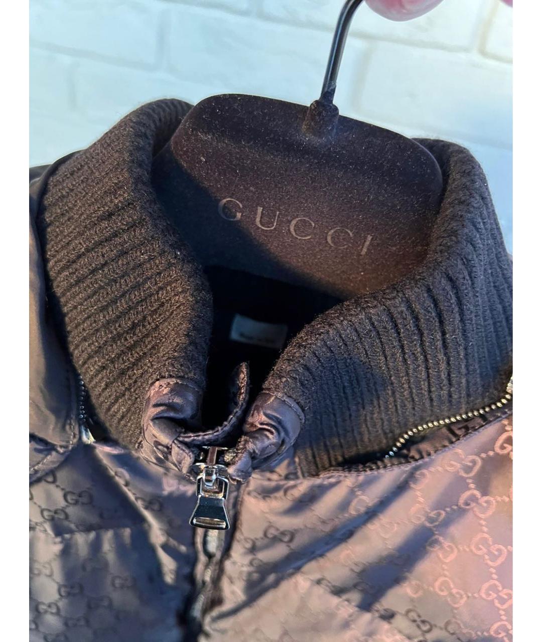 GUCCI Черный пуховик, фото 4