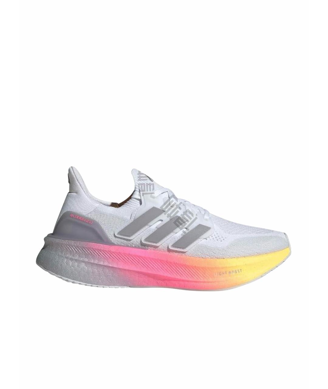 ADIDAS Белые текстильные кроссовки, фото 1