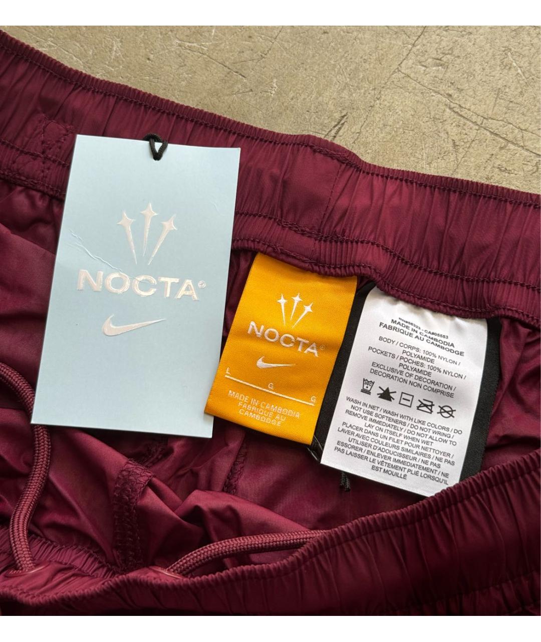 NIKE Бордовые шорты, фото 3