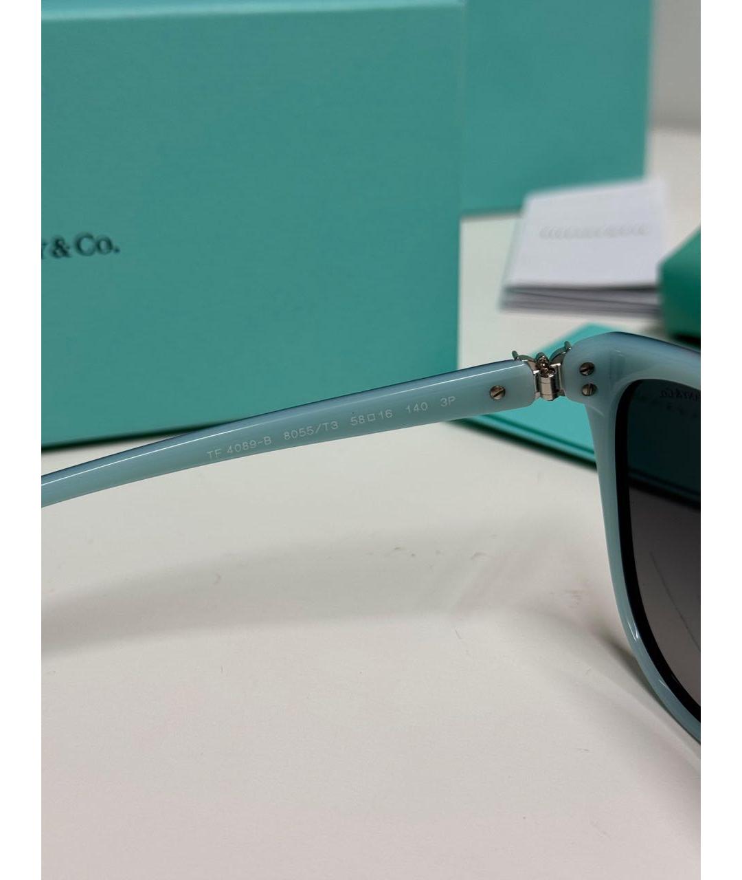 TIFFANY&CO Черные пластиковые солнцезащитные очки, фото 6