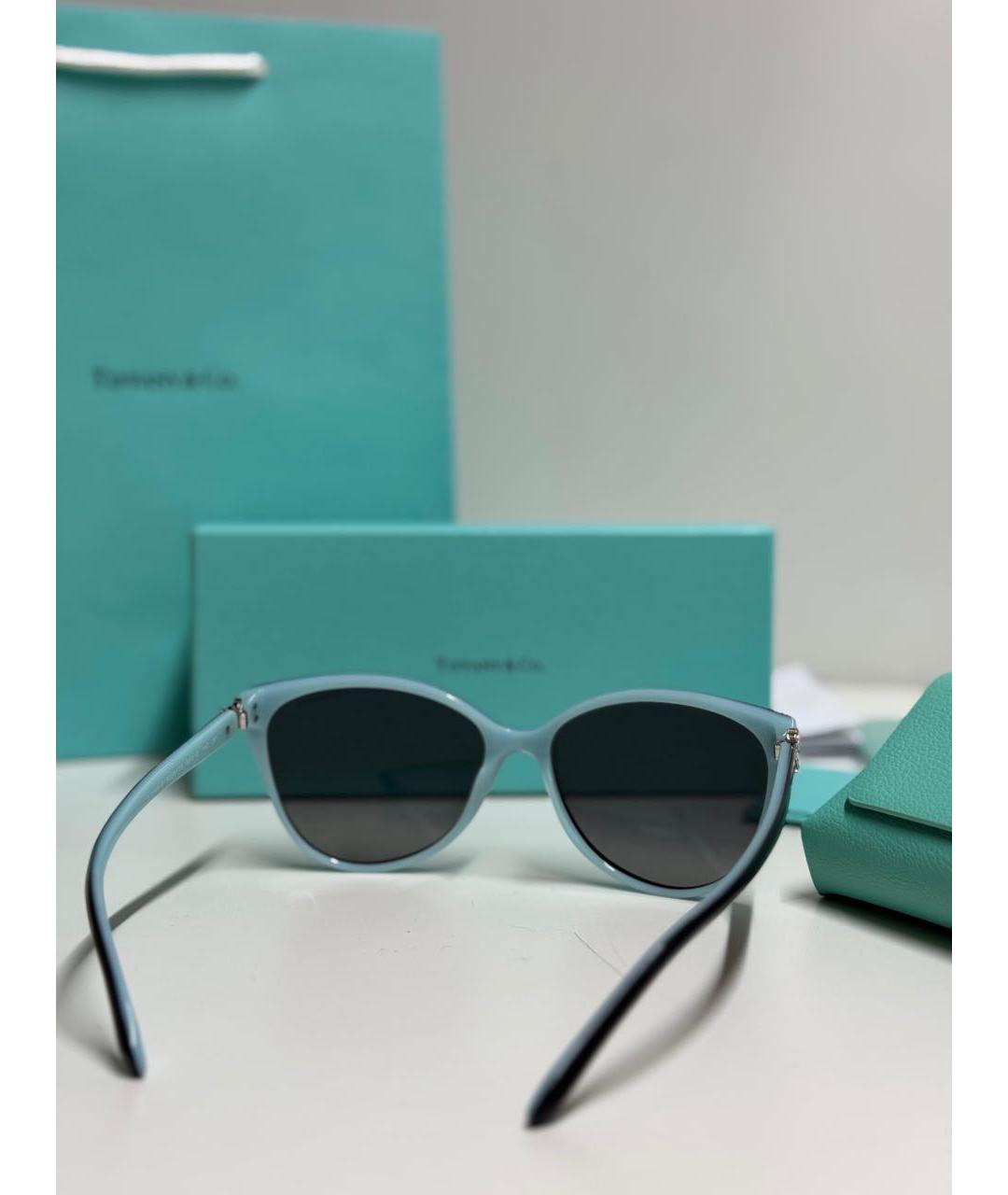 TIFFANY&CO Черные пластиковые солнцезащитные очки, фото 2