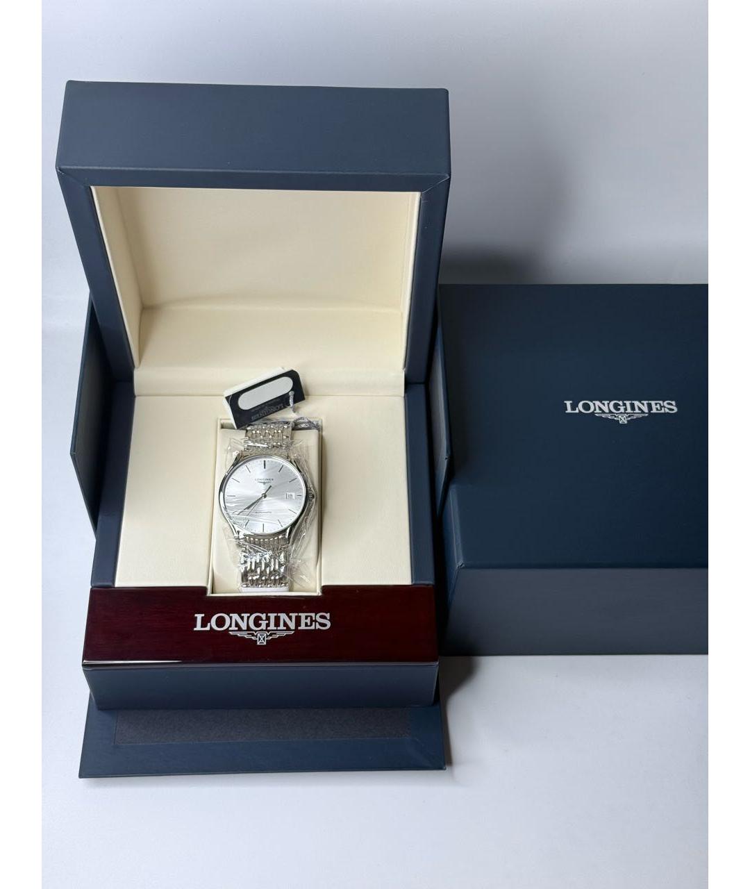 LONGINES Серебряные металлические часы, фото 3