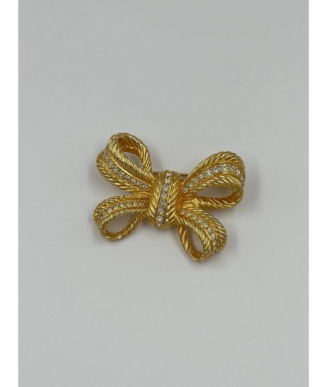 CHRISTIAN DIOR Золотая позолоченная булавка / брошь, фото 5