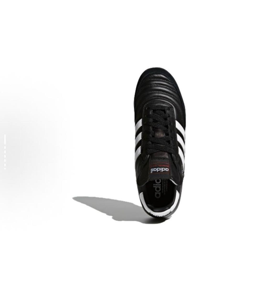 ADIDAS Черные кожаные кроссовки, фото 5