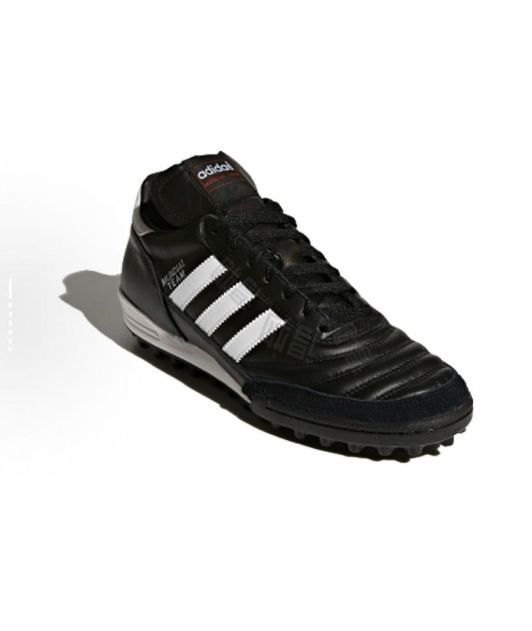ADIDAS Черные кожаные кроссовки, фото 3