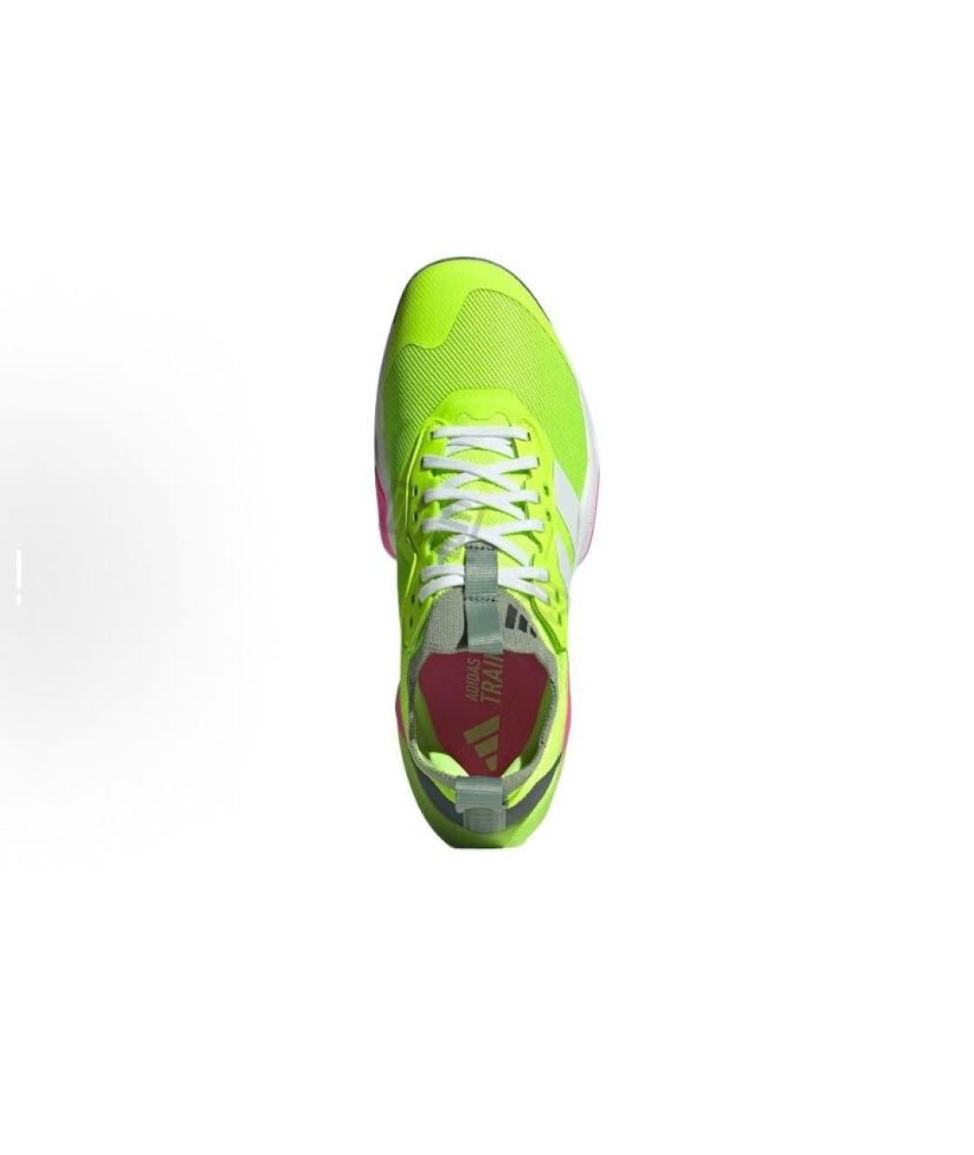 ADIDAS Салатовые текстильные кроссовки, фото 4