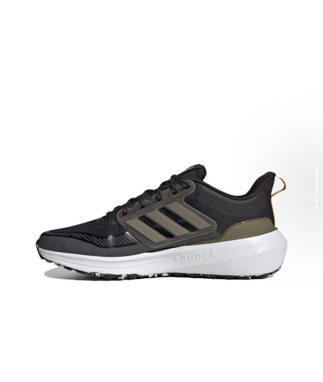 ADIDAS Черные текстильные кроссовки, фото 3