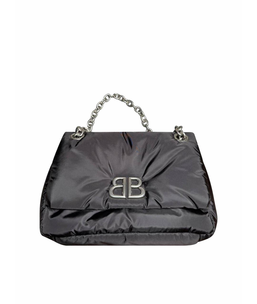 BALENCIAGA Черная синтетическая сумка через плечо, фото 1