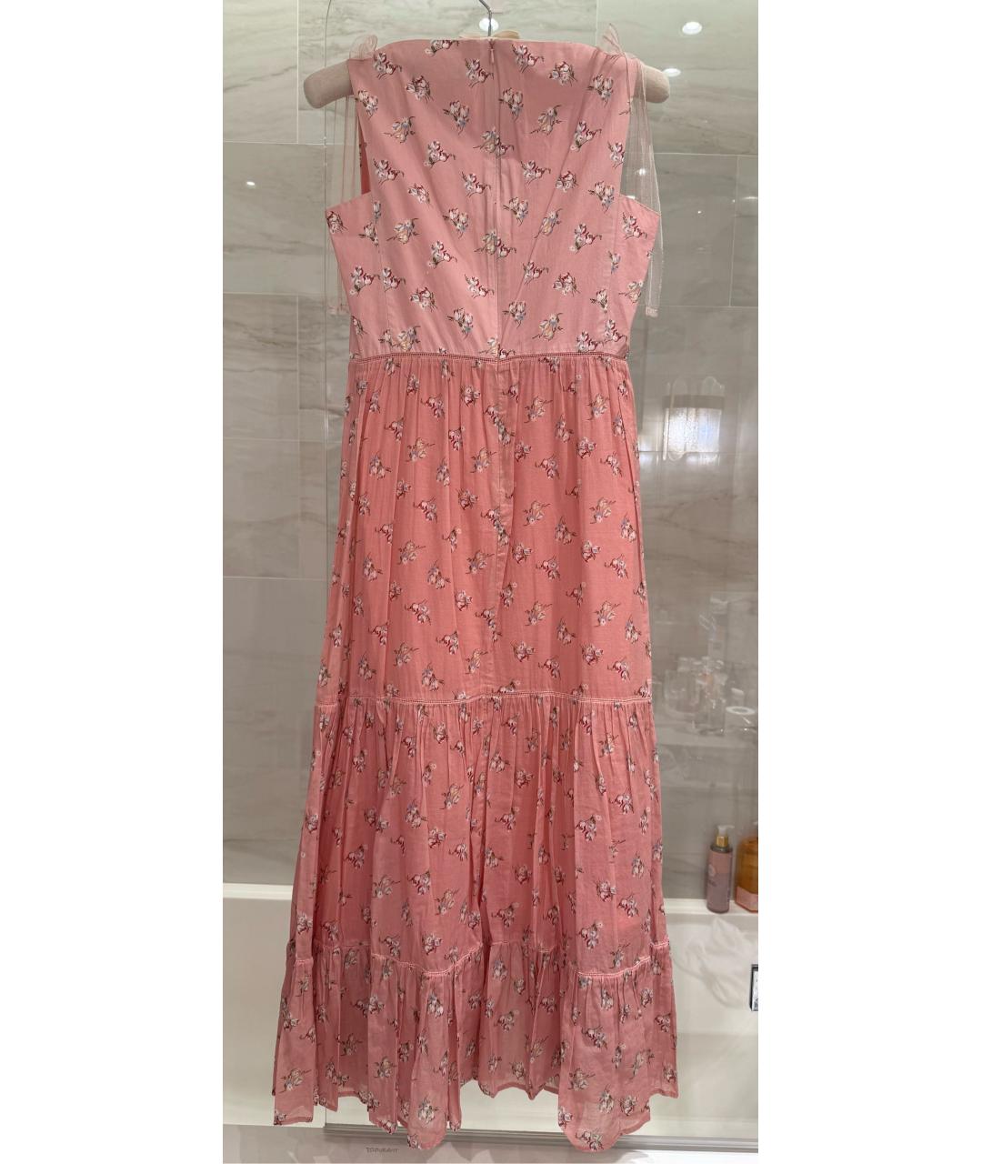 WEEKEND MAX MARA Розовый хлопковый сарафан, фото 2