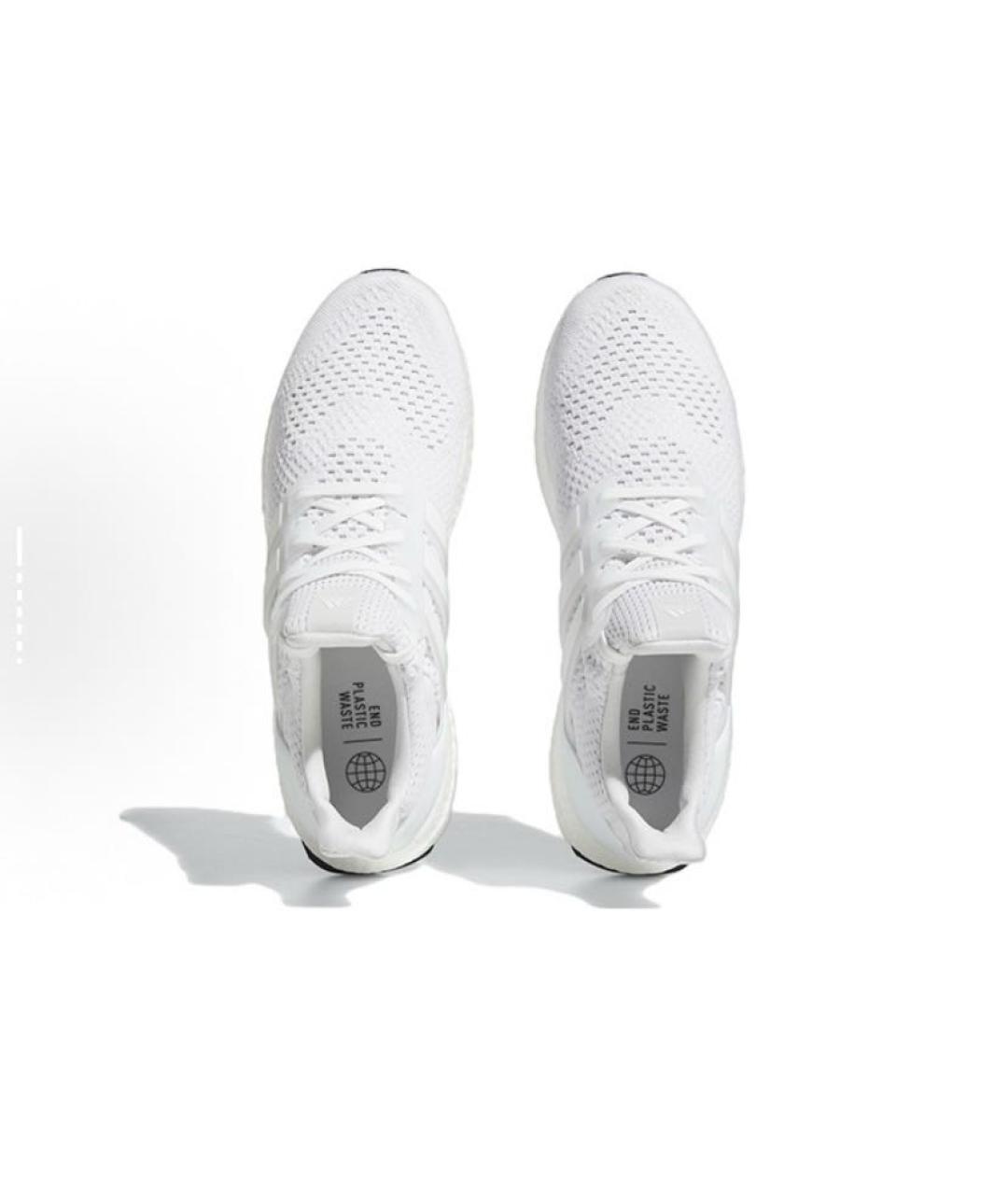 ADIDAS Белые текстильные кроссовки, фото 6