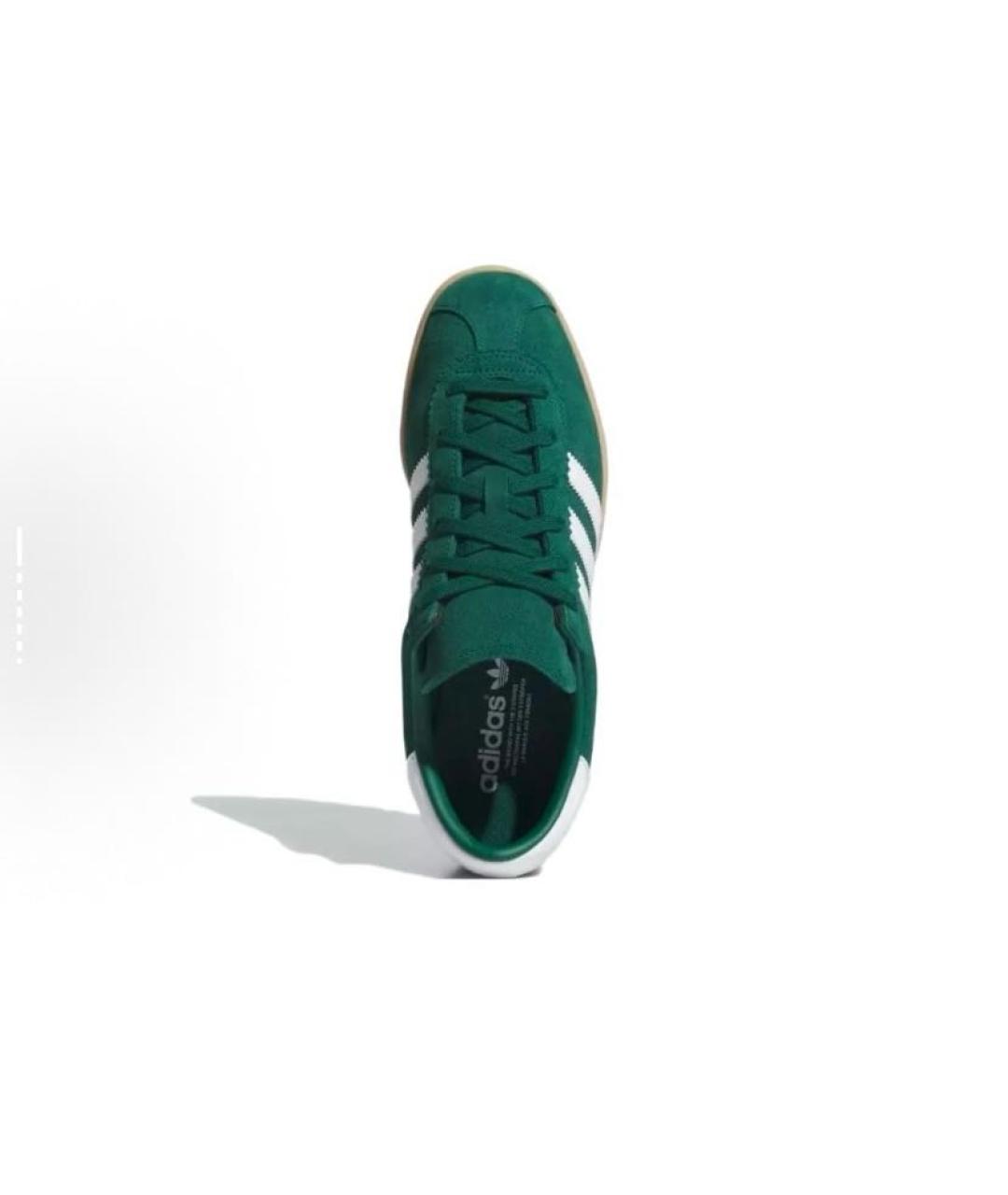 ADIDAS Зеленые замшевые кроссовки, фото 5