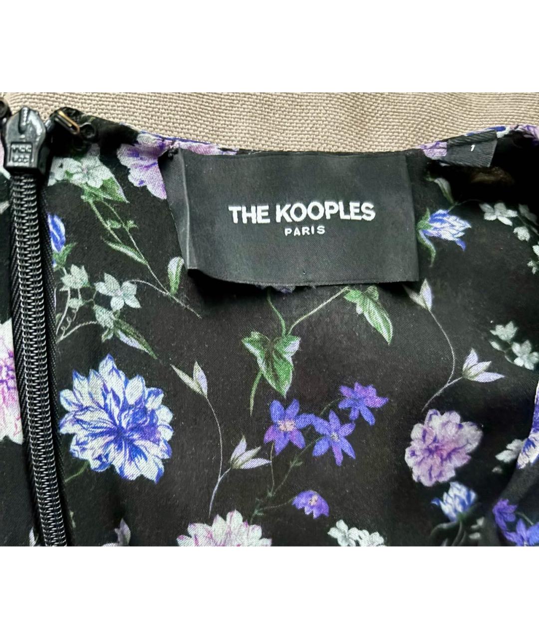THE KOOPLES Мульти шелковое платье, фото 3