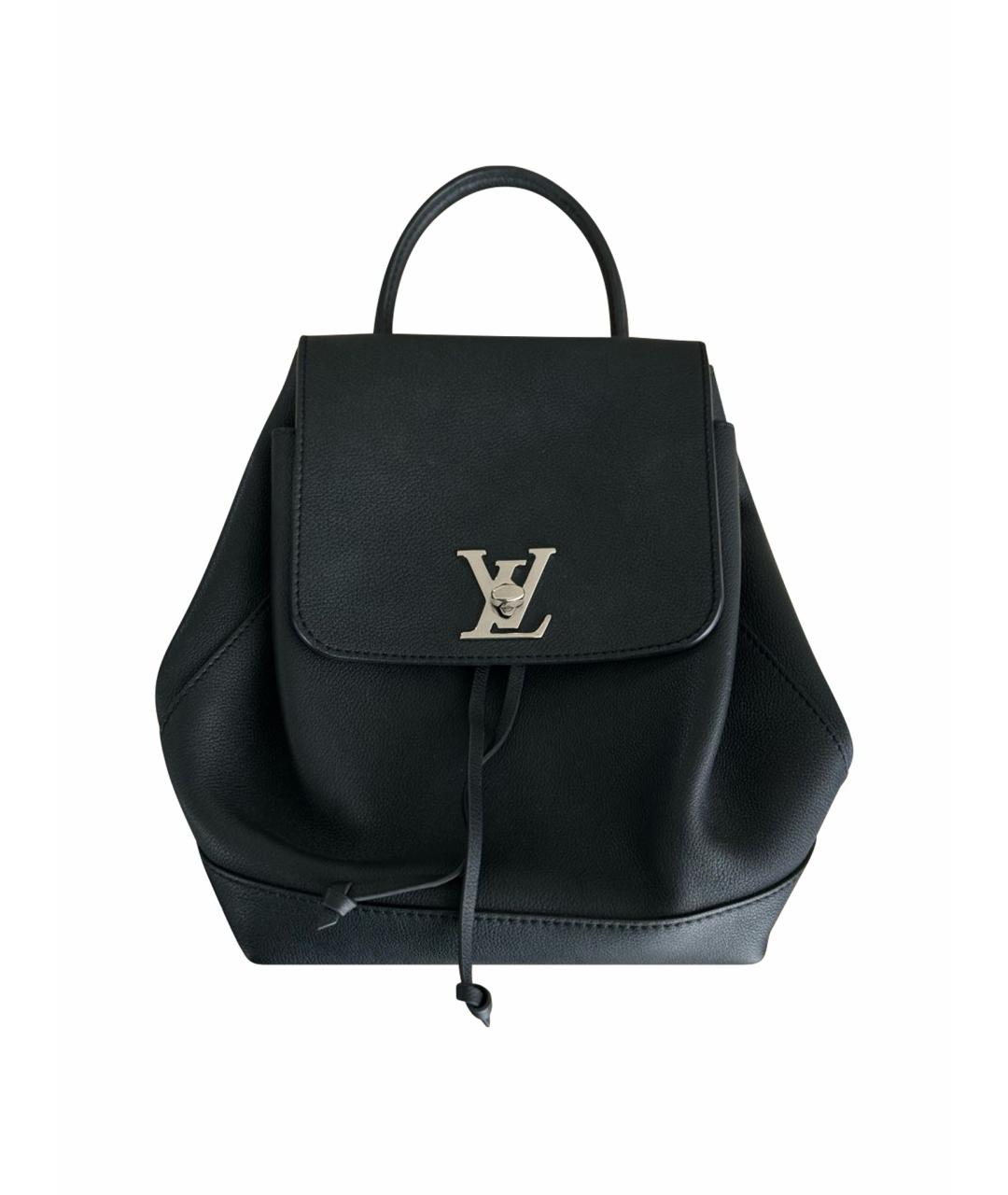 LOUIS VUITTON Черный кожаный рюкзак, фото 1