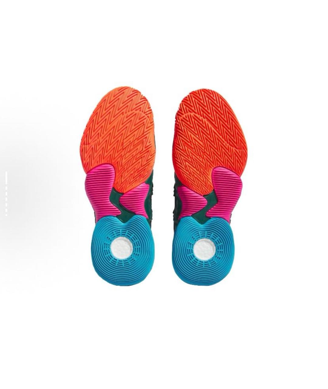 ADIDAS Зеленые текстильные кроссовки, фото 7