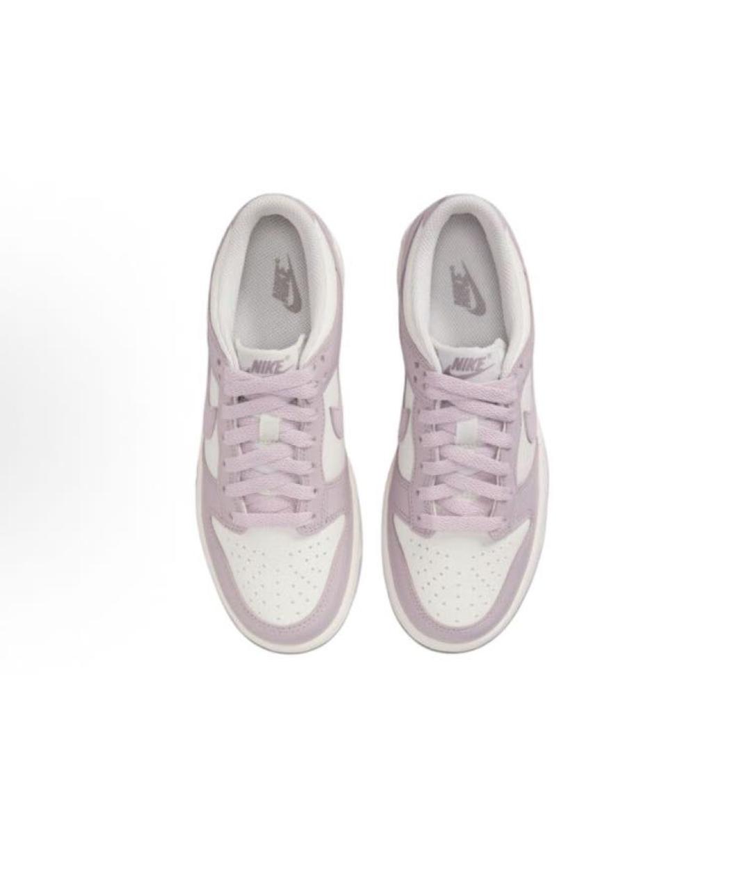 NIKE Розовые кеды из искусственной кожи, фото 3