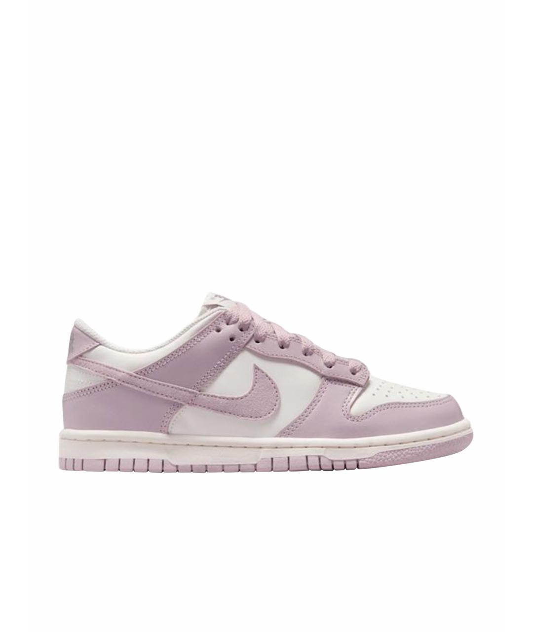 NIKE Розовые кеды из искусственной кожи, фото 1