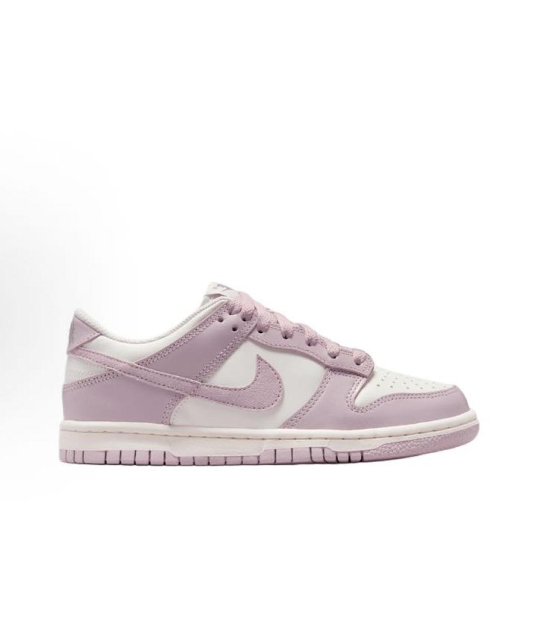 NIKE Розовые кеды из искусственной кожи, фото 5