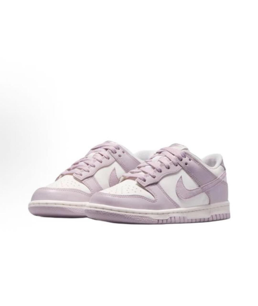 NIKE Розовые кеды из искусственной кожи, фото 2