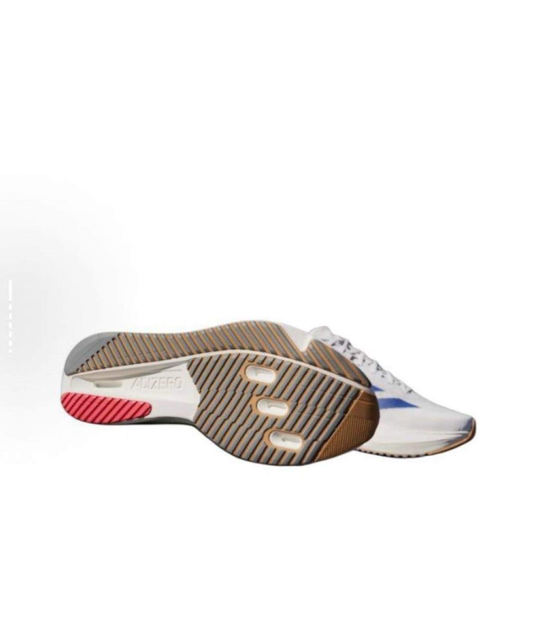 ADIDAS Белые текстильные кроссовки, фото 6