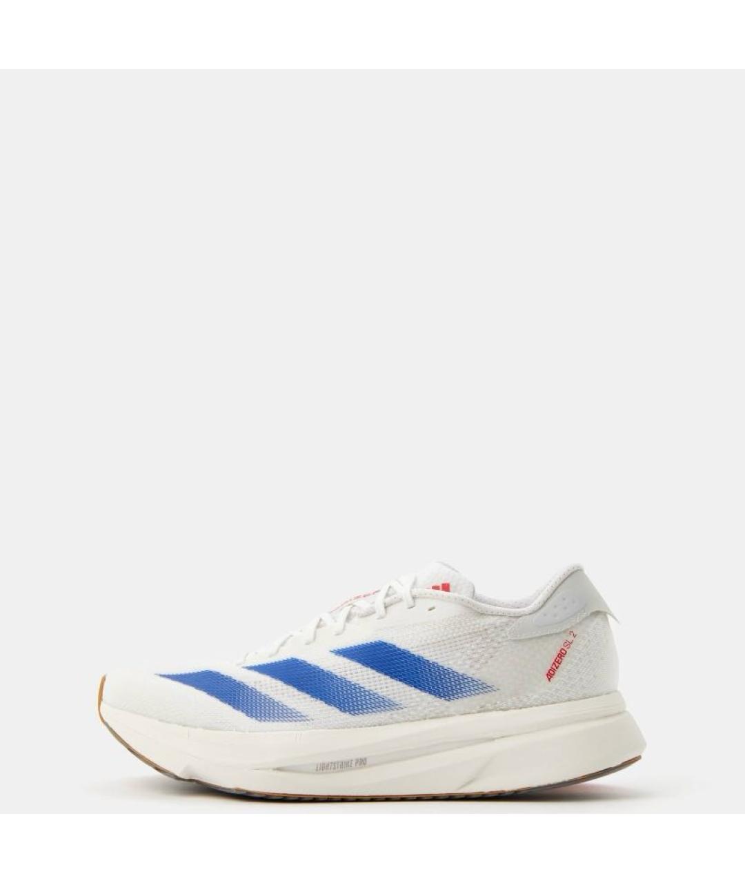 ADIDAS Белые текстильные кроссовки, фото 2