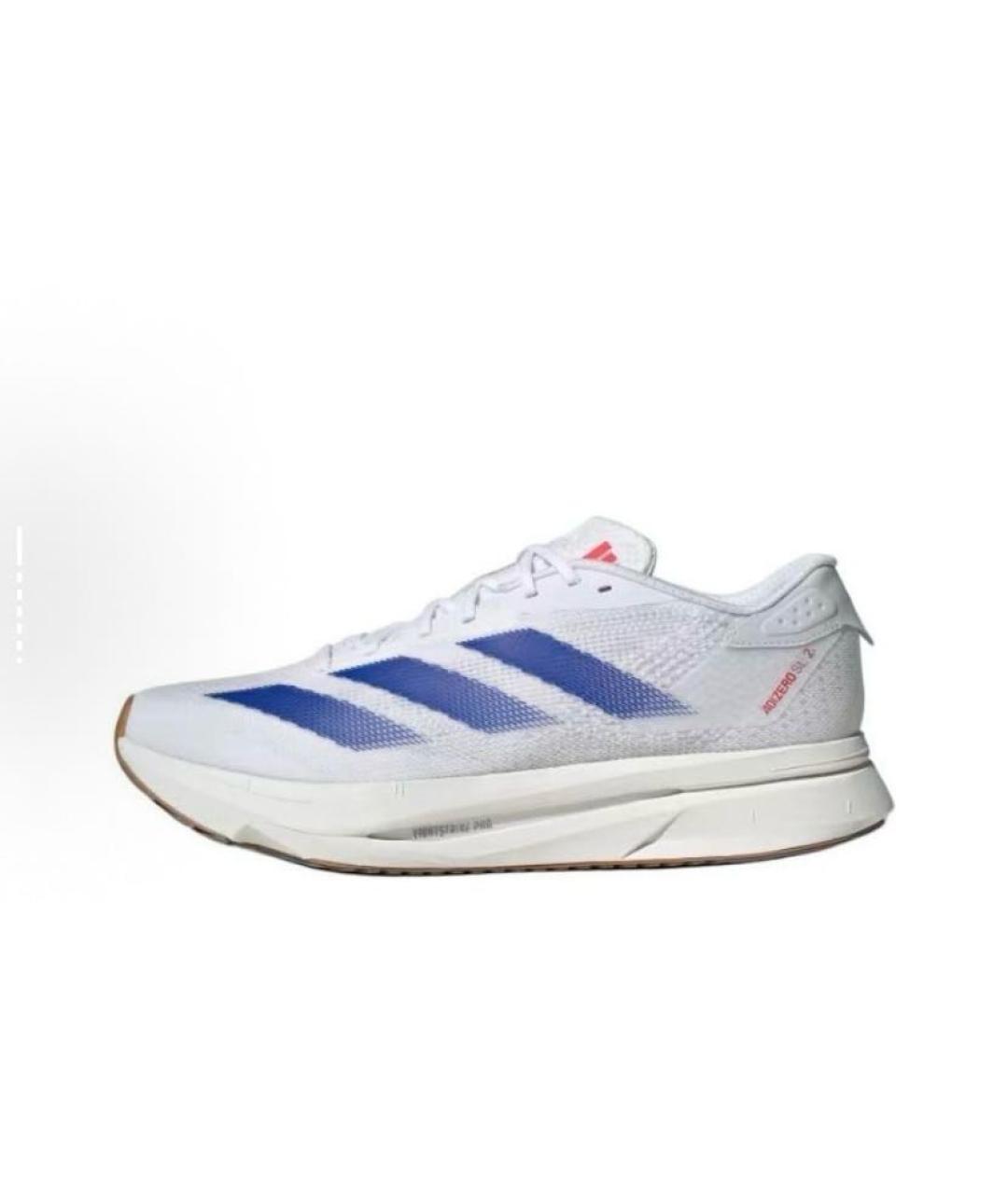 ADIDAS Белые текстильные кроссовки, фото 3