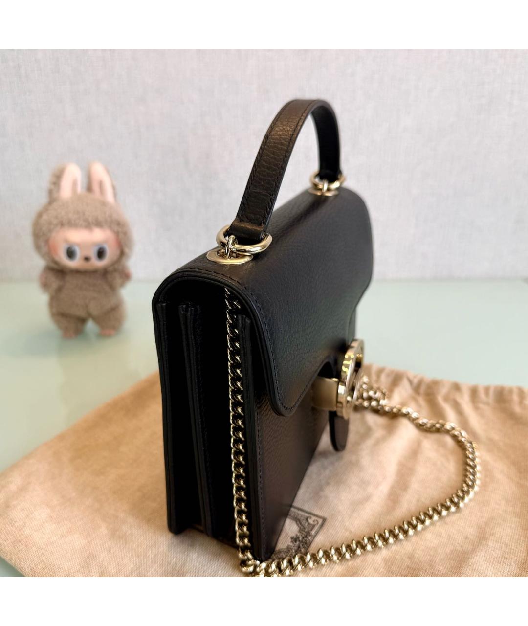 GUCCI Черная сумка с короткими ручками, фото 5