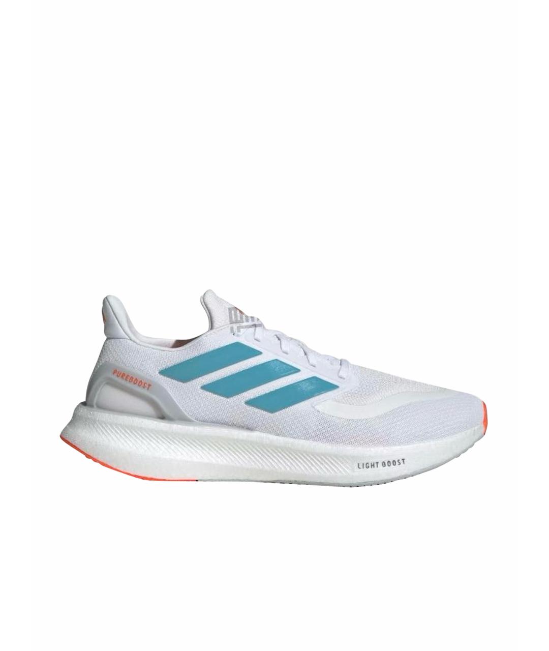 ADIDAS Белые текстильные кроссовки, фото 1