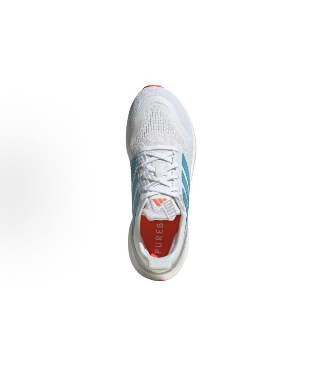 ADIDAS Белые текстильные кроссовки, фото 4