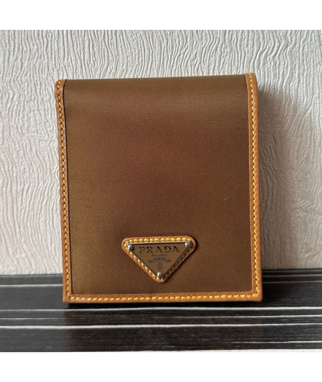 PRADA Коричневый кошелек, фото 2