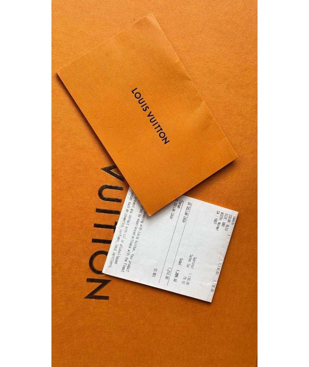 LOUIS VUITTON Голубые высокие кроссовки / кеды, фото 8
