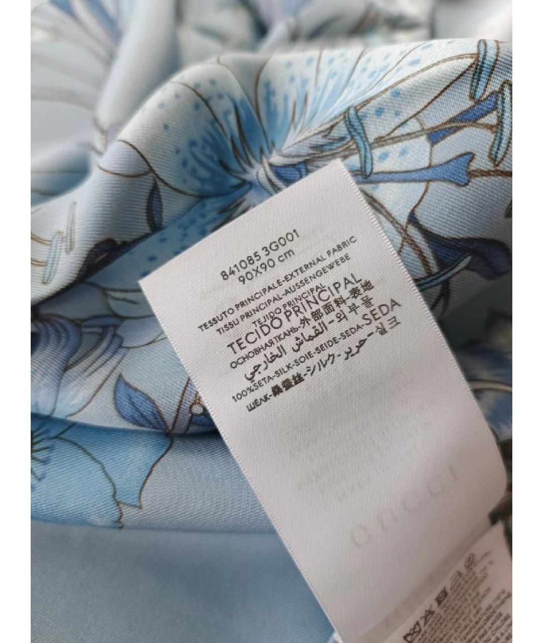 GUCCI Шелковый платок, фото 4