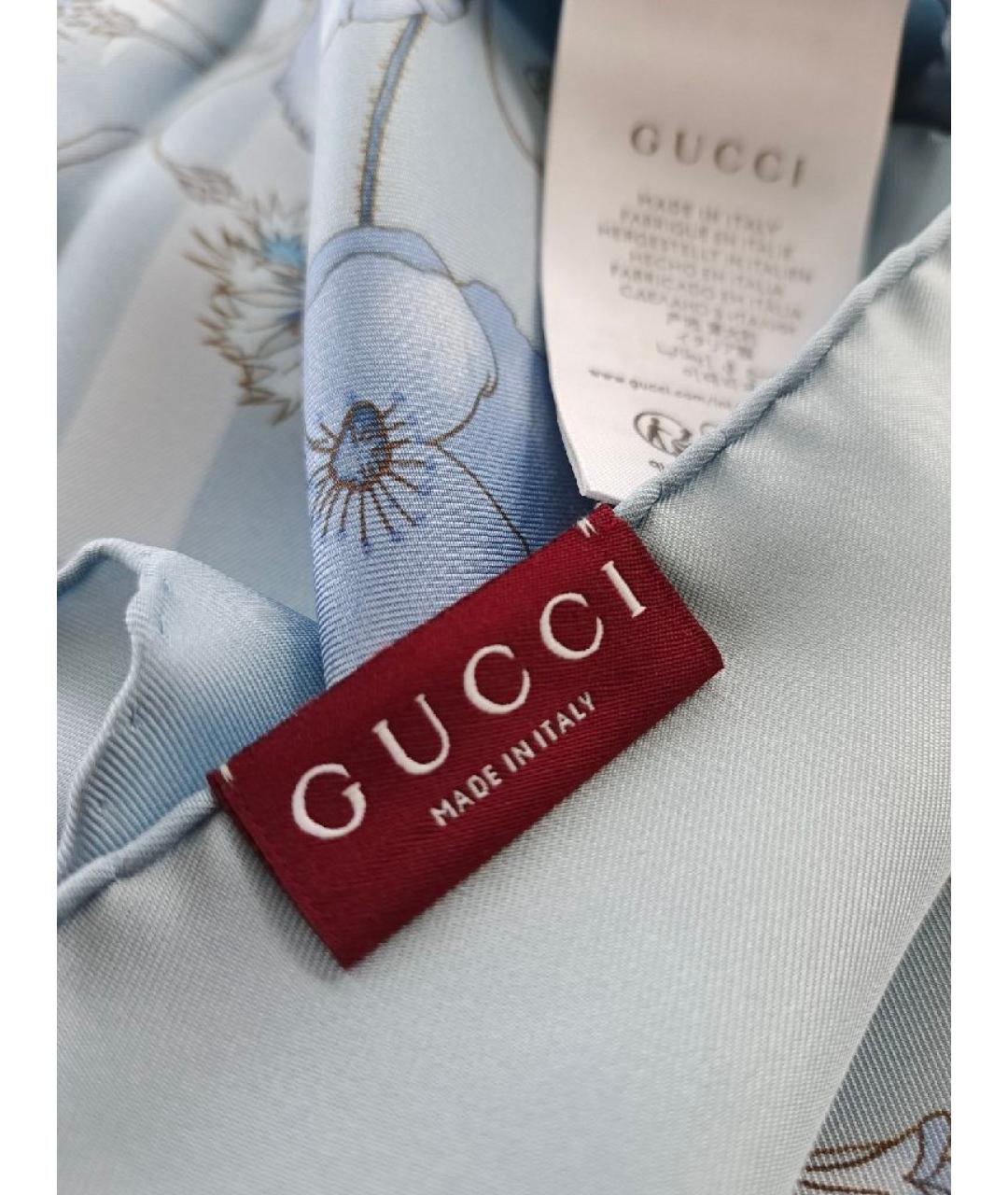 GUCCI Шелковый платок, фото 3