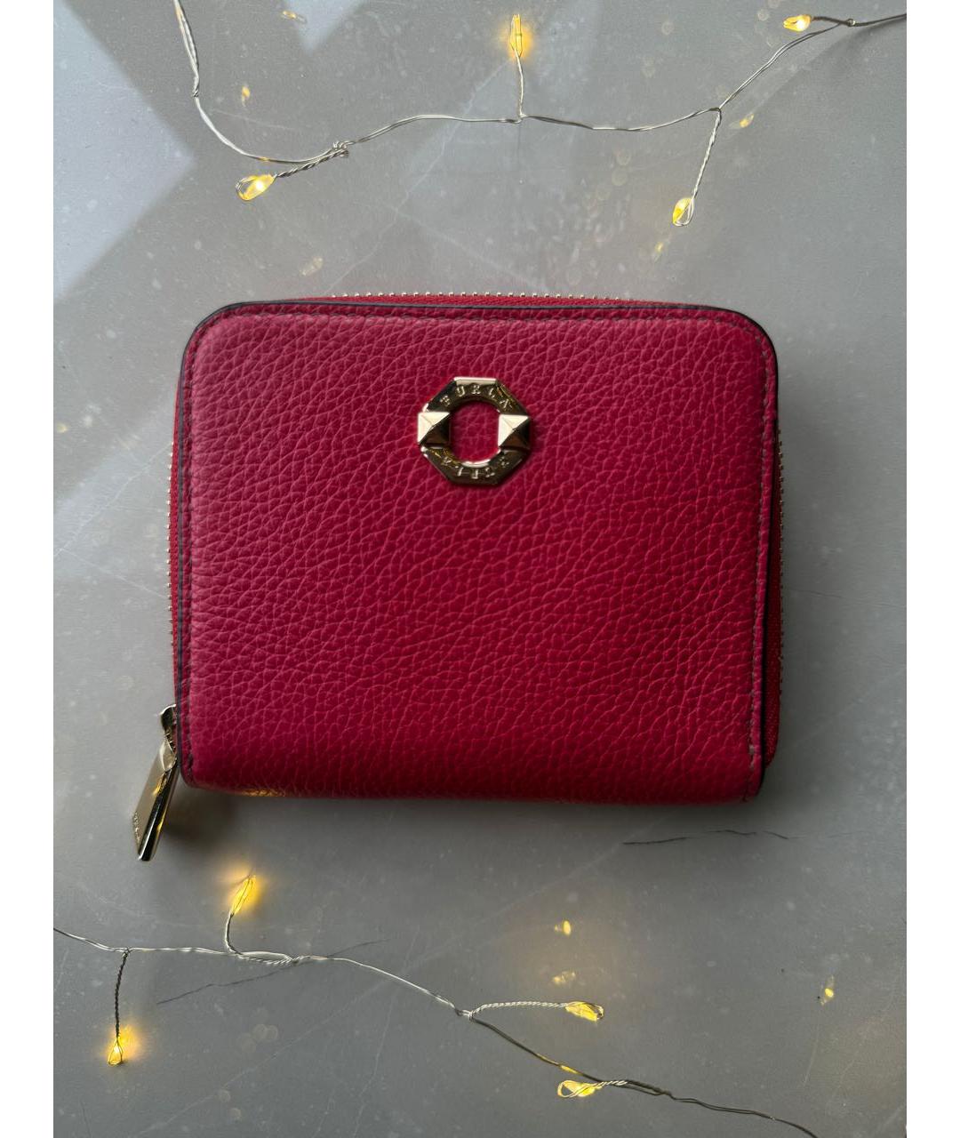 FURLA Красный кожаный кошелек, фото 9