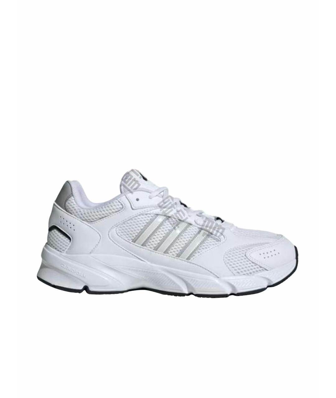 ADIDAS Белые текстильные кроссовки, фото 1
