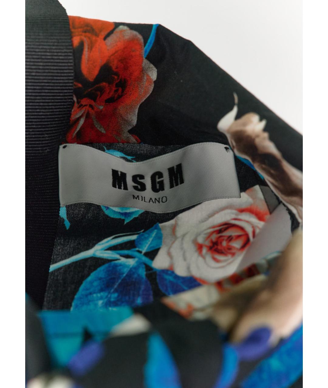 MSGM Черная хлопковая блузы, фото 3
