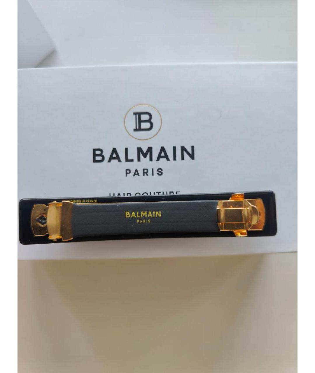 BALMAIN Черная заколка, фото 4