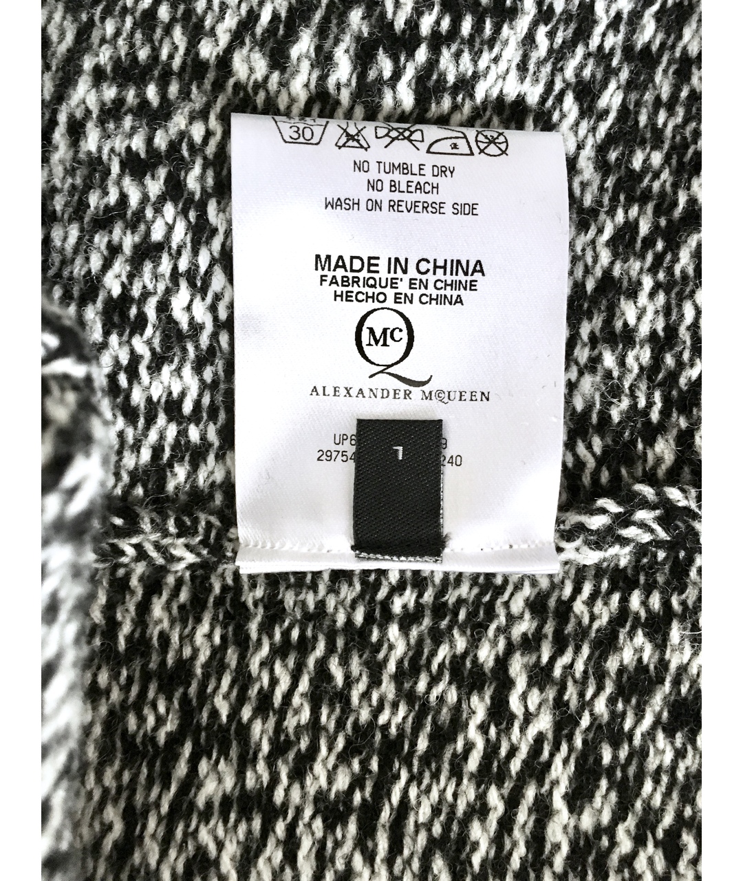 MCQ ALEXANDER MCQUEEN Серый шерстяной джемпер / свитер, фото 8