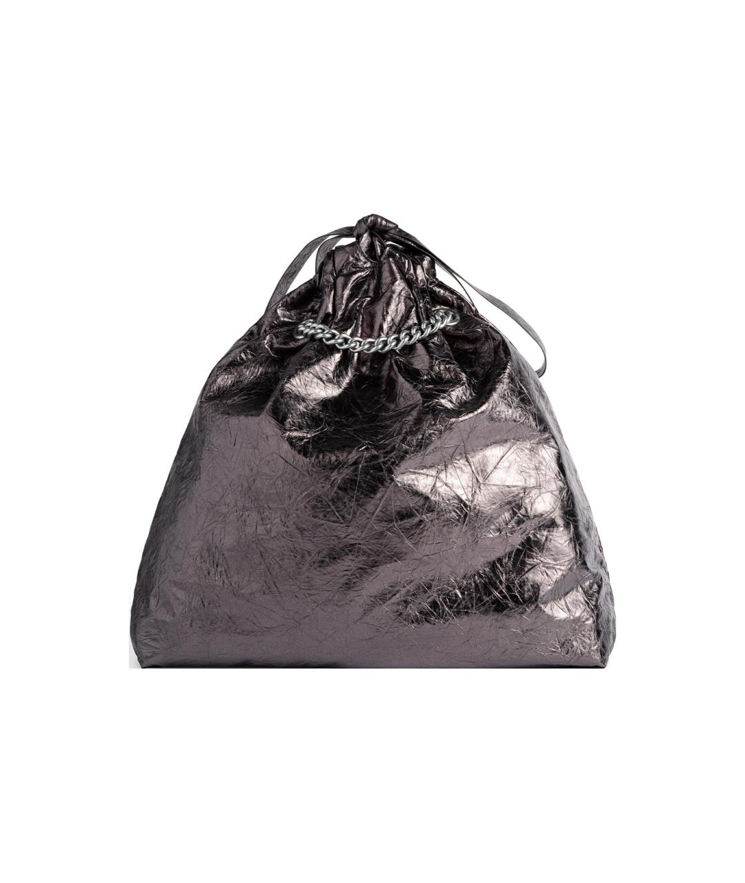 BALENCIAGA Серая сумка с короткими ручками, фото 4