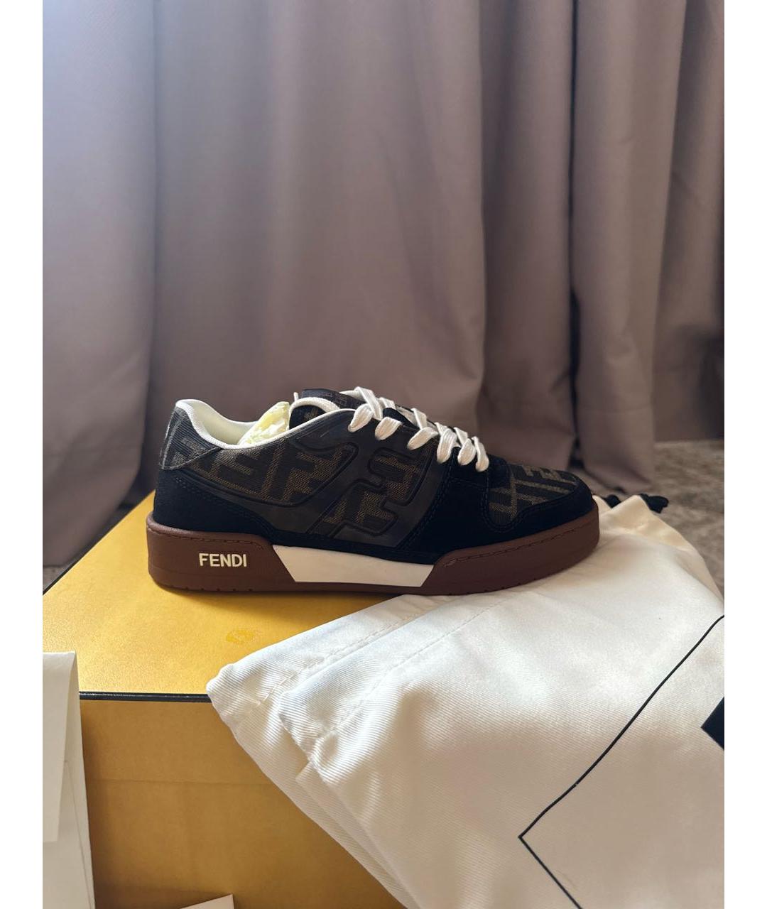 FENDI Мульти кеды, фото 5