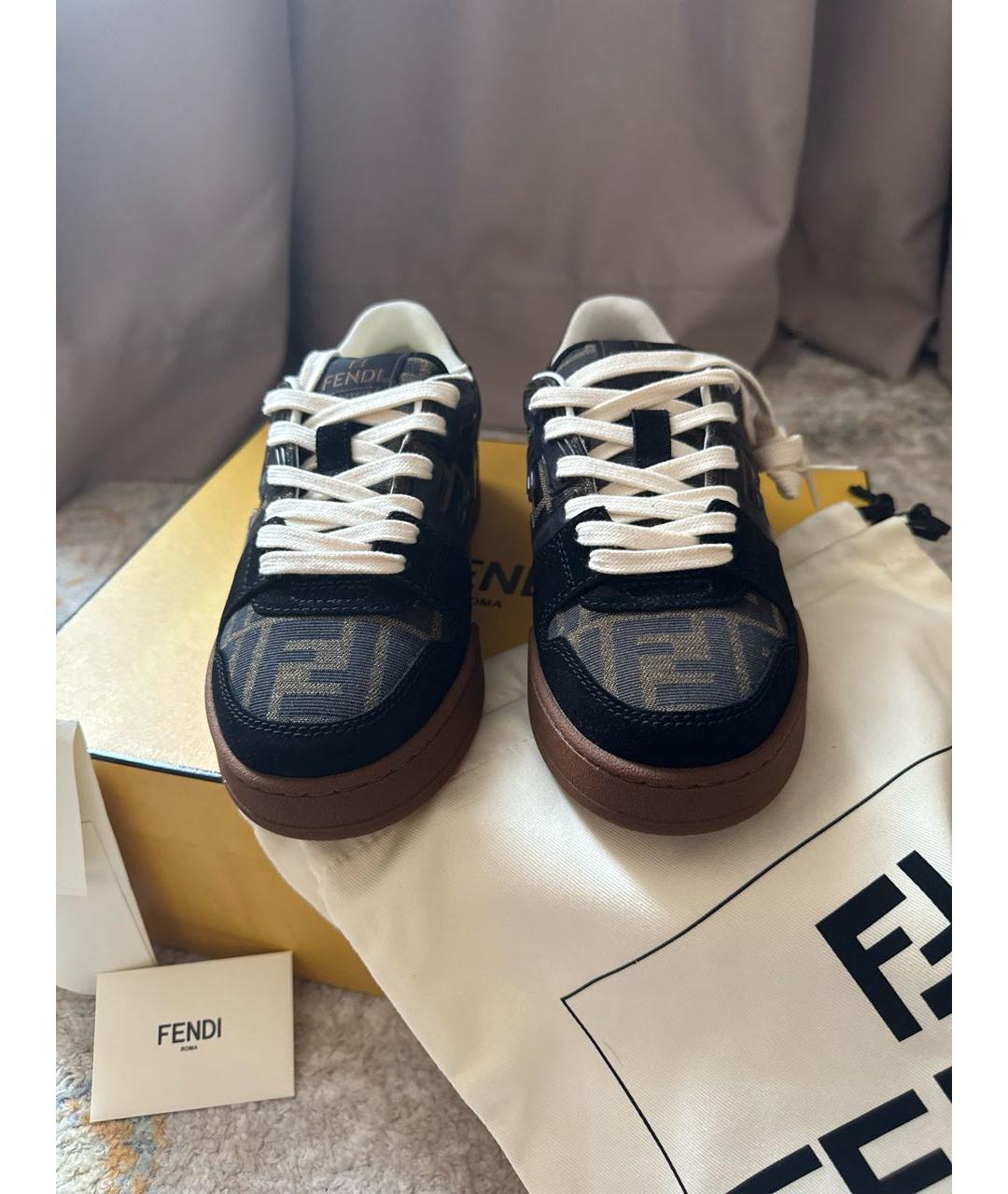 FENDI Мульти кеды, фото 2