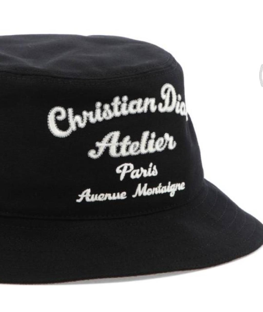 CHRISTIAN DIOR Черная шляпа, фото 2