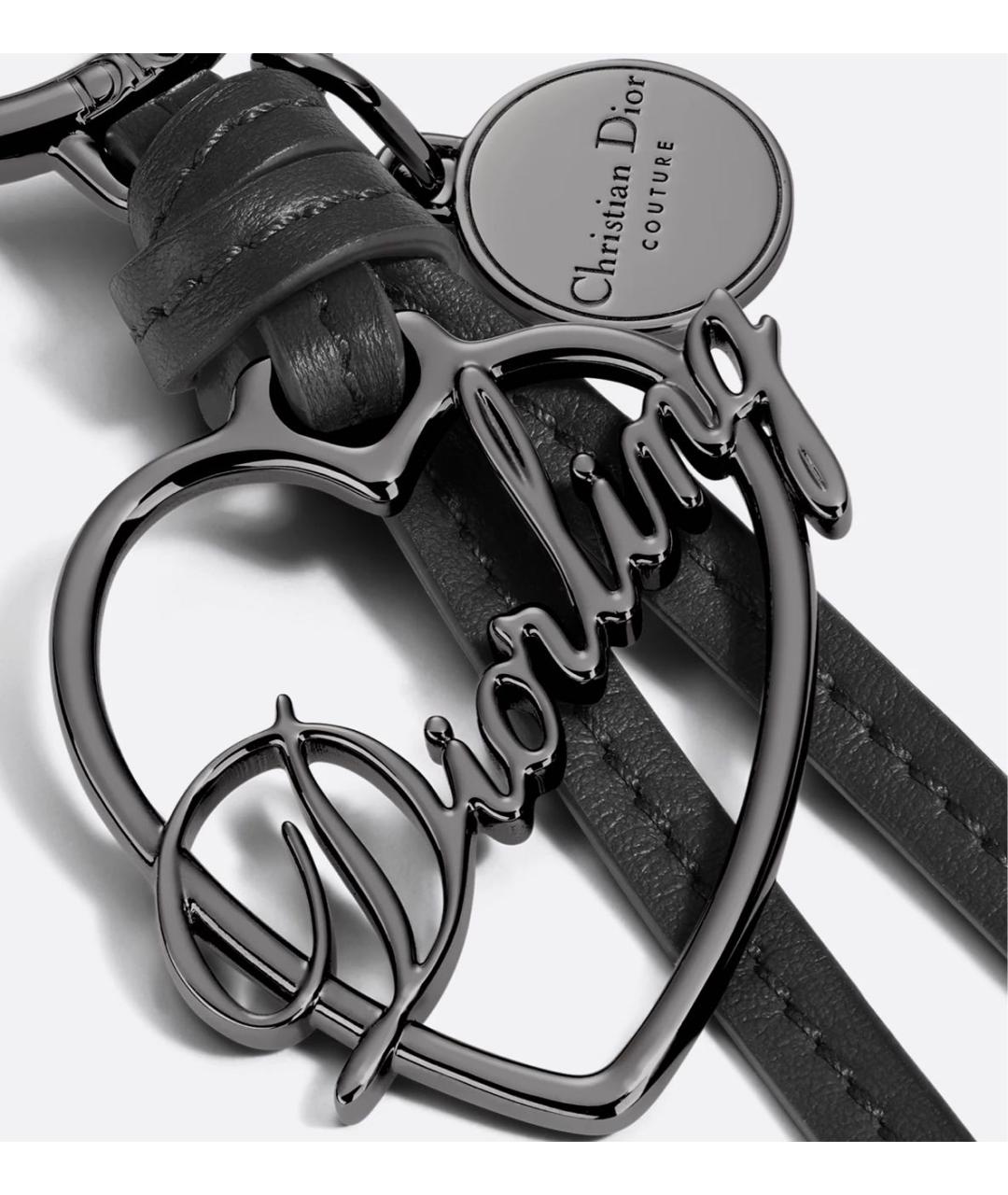 CHRISTIAN DIOR Серый брелок, фото 4